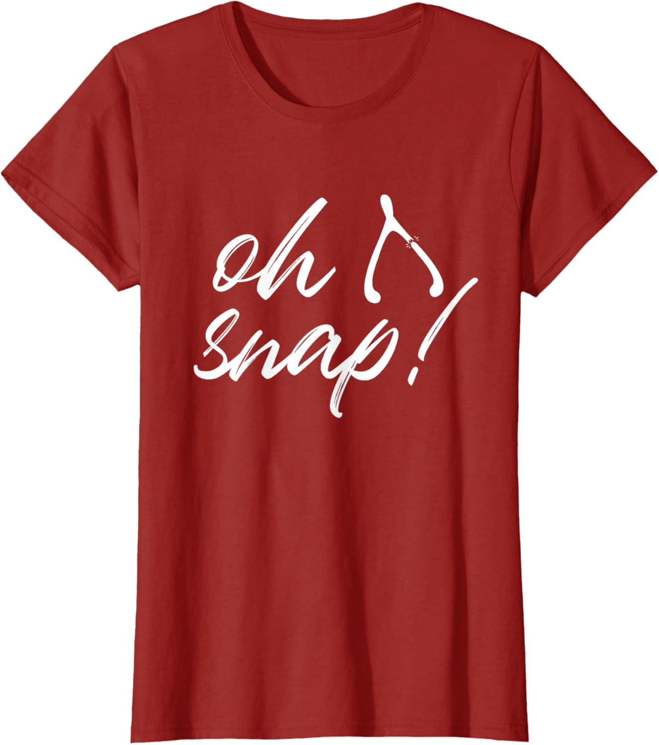 Thanksgiving Shirts Women Oh Snap Funny Turkey Day Wishbone T-Shirt