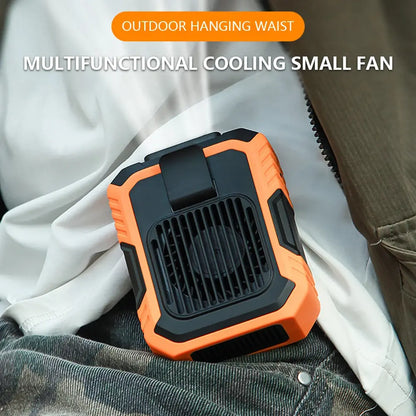 Portable Waist Fan with USB Rechargeable Design