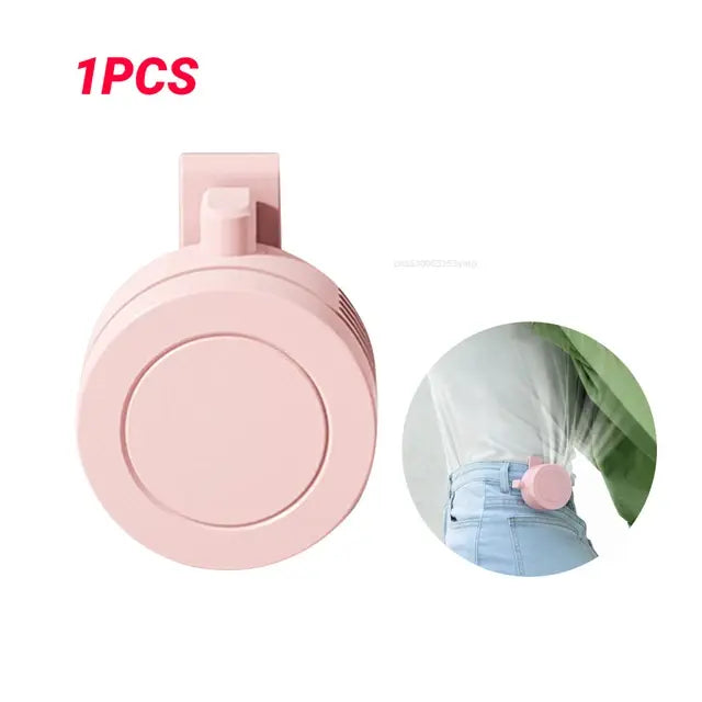 Portable Waist Fan with USB Rechargeable Design